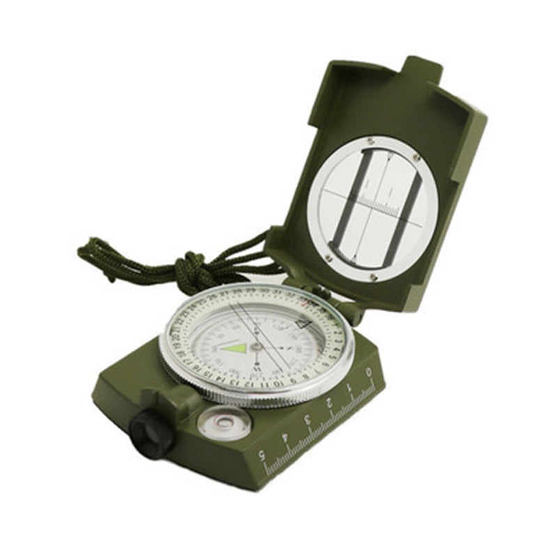 1Pc Pocket Military Army Geology Metal Compass Military Green Color New