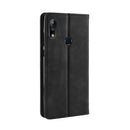 Magnetic Buckle Retro Texture Horizontal Flip Leather Case for Asus Zenfone Max Plus (M2) ZB634KL / Zenfone Max Shot ZB634KL, with Holder & Card Slots & Wallet (Black)