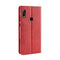 Magnetic Buckle Retro Texture Horizontal Flip Leather Case for Asus Zenfone Max Plus (M2) ZB634KL / Zenfone Max Shot ZB634KL, with Holder & Card Slots & Wallet (Red)