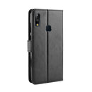 Crazy Horse Texture Horizontal Flip Leather Case for Asus Zenfone Max Plus (M2) ZB634KL / Zenfone Max Shot ZB634KL, with Holder & Card Slots & Wallet & Lanyard (Black)