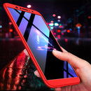 GKK Three Stage Splicing Full Coverage PC Case for ASUS Zenfone Max Pro (M1) ZB601KL (Red)