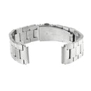 22mm Stainless Bead Hidden Butterfly Buckle Closure Strap Bracelet Band for Huawei Watch GT / GT 2/ GT 2 Pro