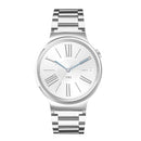 22mm Stainless Bead Hidden Butterfly Buckle Closure Strap Bracelet Band for Huawei Watch GT / GT 2/ GT 2 Pro