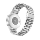 22mm Stainless Bead Hidden Butterfly Buckle Closure Strap Bracelet Band for Huawei Watch GT / GT 2/ GT 2 Pro