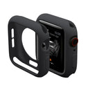 ENKAY Hat-Prince 2 in 1 TPU Semi-clad Protective Shell + 3D Full Screen PET Curved Heat Bending HD Screen Protector for Apple Watch Series 5 & 4 44mm(Black)