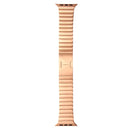 For Apple Watch 38mm Stainless Steel Watch Band(Rose Gold)