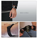 For Apple Watch 42mm Stainless Steel Watch Band(Black)