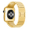 For Apple Watch 42mm Stainless Steel Watch Band(Gold)