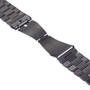 For Apple Watch Series 7 41mm / 6&SE&5&4 40mm / 3&2&1 38mm Fold Buckle 3 Beads Stainless Steel Watch Band(Black)