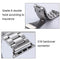 For Apple Watch Series 7 41mm / 6&SE&5&4 40mm / 3&2&1 38mm Fold Buckle 3 Beads Stainless Steel Watch Band(Gold)