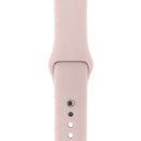 For Apple Watch Series 3 & 2 & 1 38mm Fashion Simple Style Silicone Wrist Watch Band (Pink)