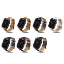 Ostrich Skin Texture Genuine Leather Wrist Watch Band for Apple Watch Series 3 & 2 & 1 38mm(Light Brown)