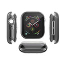 Full Coverage Plating TPU Case for Apple Watch Series 5 & 4 44mm(Black)