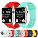 Double Rivets Silicone Watch Band for Apple Watch Series 3 & 2 & 1 42mm(White)