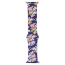 Silicone Printing Strap for Apple Watch Series 5 & 4 40mm (Pink Flower Pattern)