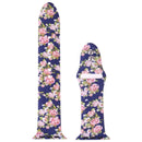 Silicone Printing Strap for Apple Watch Series 5 & 4 40mm (Pink Flower Pattern)
