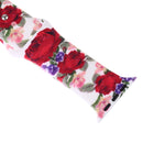 Silicone Printing Strap for Apple Watch Series 5 & 4 40mm (Red Flower Pattern)