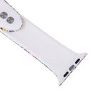 Silicone Printing Strap for Apple Watch Series 5 & 4 40mm (Color Flower Pattern)