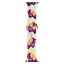 Silicone Printing Strap for Apple Watch Series 5 & 4 40mm (Big Flower Pattern)