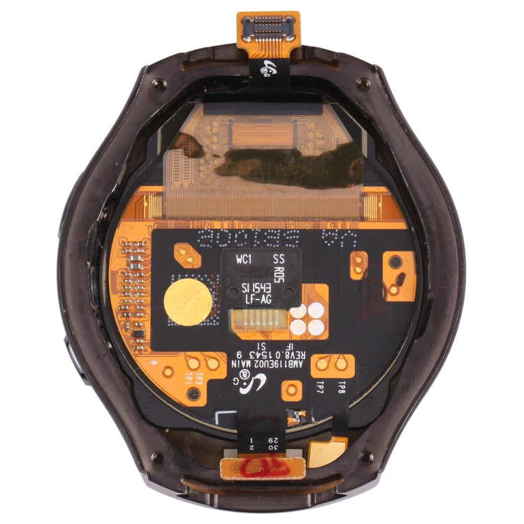 LCD Screen and Digitizer Full Assembly With Frame for Samsung Galaxy Gear S2 SM-R720(Black)