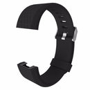 For Fitbit Charger 2 Bracelet Watch Diamond Texture TPU Watch Band, Full Length: 23cm(Black)