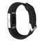 For Fitbit Charger 2 Bracelet Watch Diamond Texture TPU Watch Band, Full Length: 23cm(Black)