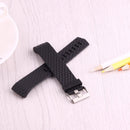 For Fitbit Charger 2 Bracelet Watch Diamond Texture TPU Watch Band, Full Length: 23cm(Black)