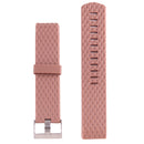 For Fitbit Charger 2 Bracelet Watch Diamond Texture TPU Watch Band, Full Length: 23cm(Coffee)