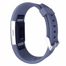 For Fitbit Charger 2 Bracelet Watch Diamond Texture TPU Watch Band, Full Length: 23cm(Dark Blue)