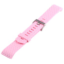 For Fitbit Charger 2 Bracelet Watch Diamond Texture TPU Watch Band, Full Length: 23cm(Pink)