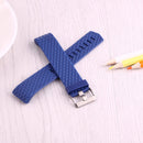 For Fitbit Charger 2 Bracelet Watch Diamond Texture TPU Watch Band, Full Length: 23cm(Blue)
