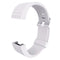 For Fitbit Charger 2 Bracelet Watch Diamond Texture TPU Watch Band, Full Length: 23cm(White)