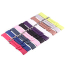 For Fitbit Charger 2 Bracelet Watch Diamond Texture TPU Watch Band, Full Length: 23cm(Black)