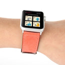 For Apple Watch Series 3 & 2 & 1 42mm Fresh Style Genuine Leather Watch Band(Red)