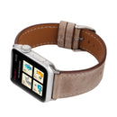 For Apple Watch Series 3 & 2 & 1 42mm Fresh Style Genuine Leather Watch Band(Brown)
