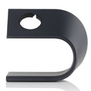 U Shape Aluminum Stand Charger Holder For Apple Watch 38mm / 42mm(Black)