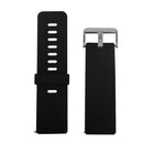 For Fitbit Blaze Watch Oblique Texture Silicone Watchband, Large Size, Length: 17-20cm(Black)