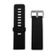 For Fitbit Blaze Watch Oblique Texture Silicone Watchband, Large Size, Length: 17-20cm(Black)