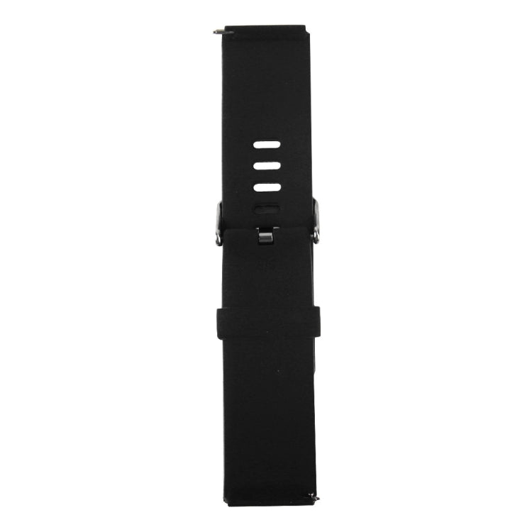 For Fitbit Blaze Watch Oblique Texture Silicone Watchband, Large Size, Length: 17-20cm(Black)