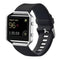 For Fitbit Blaze Watch Oblique Texture Silicone Watchband, Large Size, Length: 17-20cm(Black)
