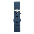 For Fitbit Blaze Watch Oblique Texture Silicone Watchband, Large Size, Length: 17-20cm(Dark Blue)