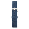 For Fitbit Blaze Watch Oblique Texture Silicone Watchband, Large Size, Length: 17-20cm(Dark Blue)