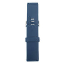 For Fitbit Blaze Watch Oblique Texture Silicone Watchband, Large Size, Length: 17-20cm(Dark Blue)