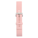 For Fitbit Blaze Watch Oblique Texture Silicone Watchband, Large Size, Length: 17-20cm(Pink)
