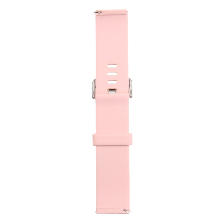 For Fitbit Blaze Watch Oblique Texture Silicone Watchband, Large Size, Length: 17-20cm(Pink)