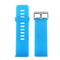 For Fitbit Blaze Watch Oblique Texture Silicone Watchband, Large Size, Length: 17-20cm(Blue)