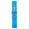 For Fitbit Blaze Watch Oblique Texture Silicone Watchband, Large Size, Length: 17-20cm(Blue)