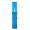 For Fitbit Blaze Watch Oblique Texture Silicone Watchband, Large Size, Length: 17-20cm(Blue)