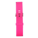 For Fitbit Blaze Watch Oblique Texture Silicone Watchband, Large Size, Length: 17-20cm(Magenta)