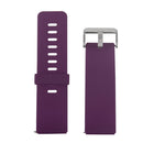 For Fitbit Blaze Watch Oblique Texture Silicone Watchband, Large Size, Length: 17-20cm(Purple)
